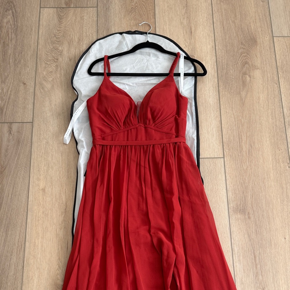 Azazie Bridesmaids Dress - Rust